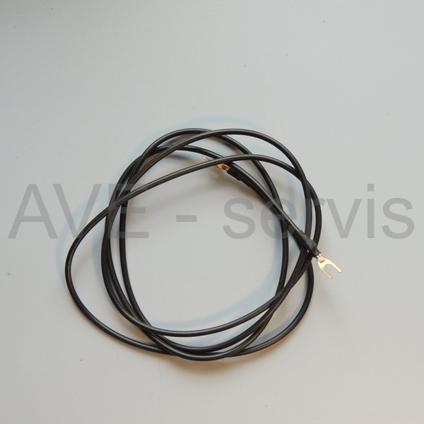 PHONO zemnící kabel s vidličkami 1,0m - Ground Phono Cable