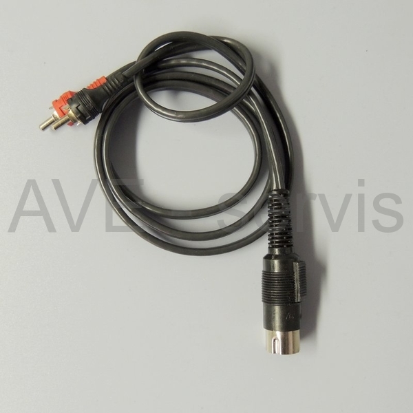 Propojovací kabel redukce 5DIN-2CINCH 1m Unitra (rec)