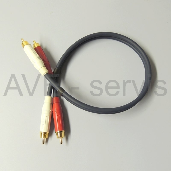 Propojovací kabel PROFI 2Cinch-2Cinch Gold - různé délky