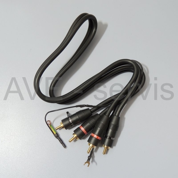 Propojovací kabel PHONO 2Cinch-2Cinch Gold 0,7m pro Technics