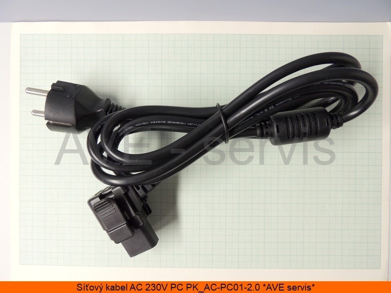 Síťový přívodní kabel PC230V 2m