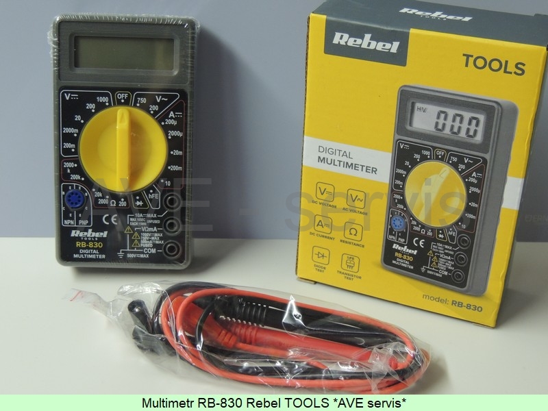 Digital Multimeter RB-830 Rebel TOOLS