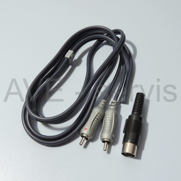 Komponenty pro výrobu audio kabelu 5DIN-2CINCH HQ - sada