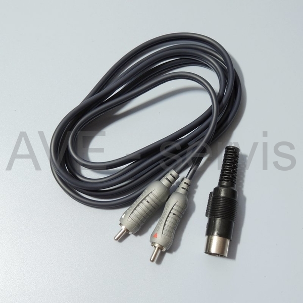 Komponenty pro výrobu audio kabelu 2CINCH-5DIN HQ - sada